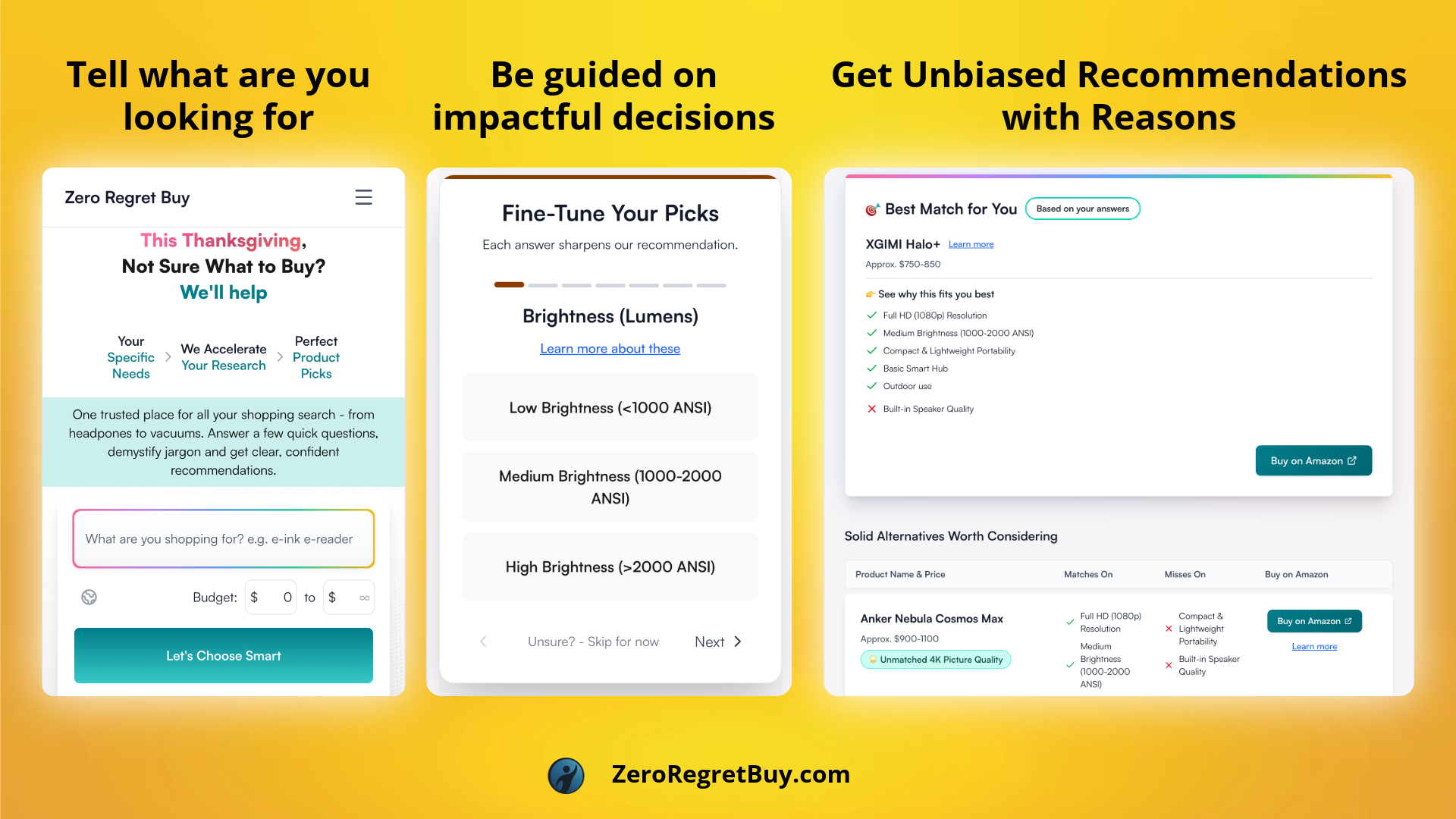 Zero Regret Buy screenshot 2