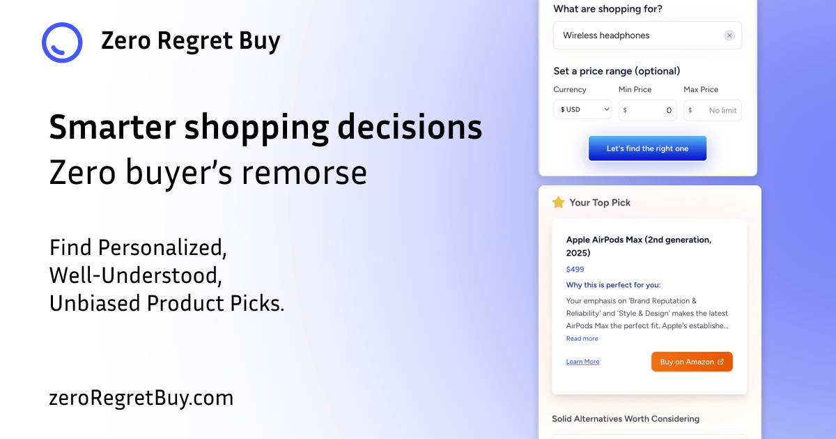 Zero Regret Buy screenshot 3