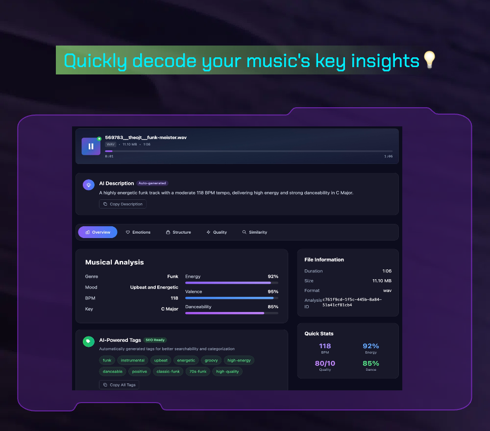 AI Describe Music screenshot 1