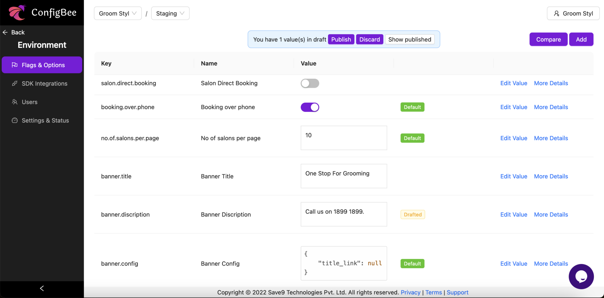 ConfigBee screenshot 1