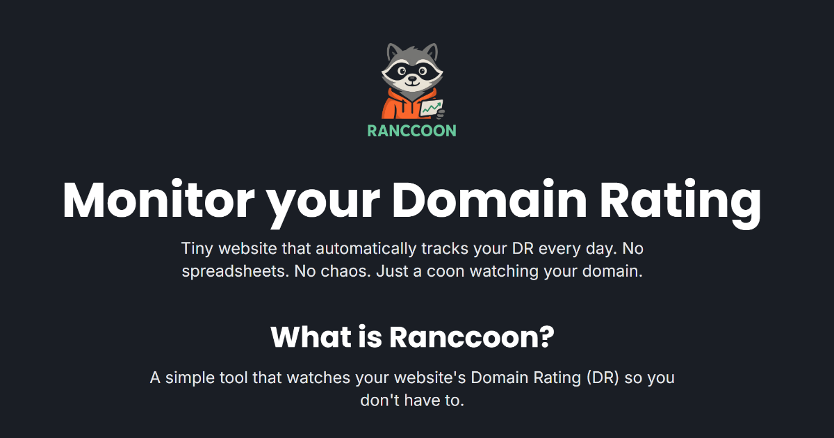 Ranccoon screenshot 1
